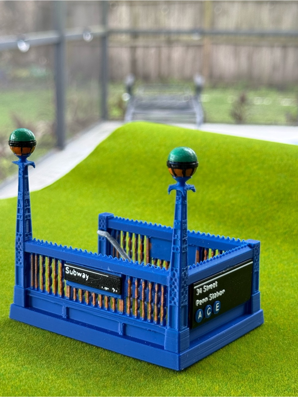 New York Knicks Subway Entrance Mini desk 2026 MTA NBA station NYC gift Champ - Picture 6 of 7